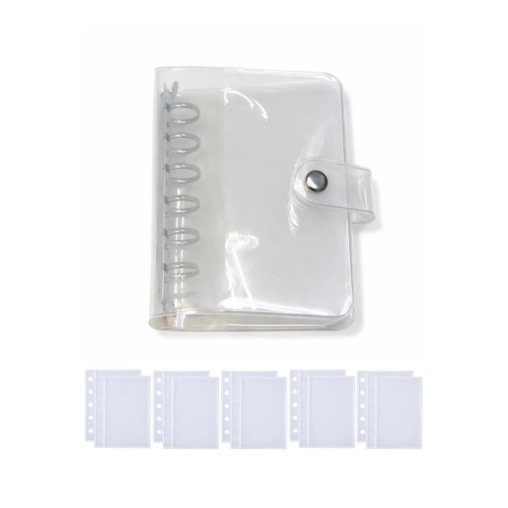 クリアデザイン 透明シール帳 A6サイズ