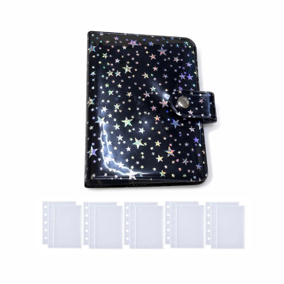 全4種‼️ ほし柄 キラキラシール帳 A6サイズ