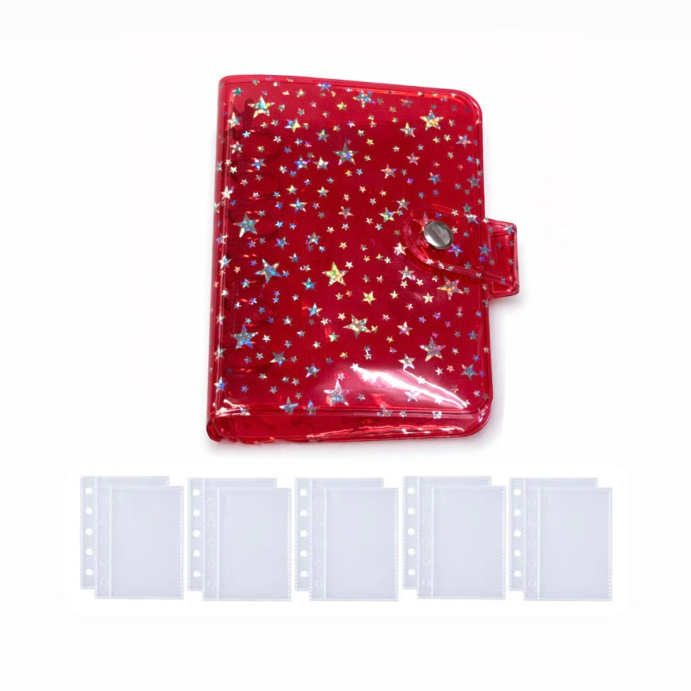 全4種‼️ ほし柄 キラキラシール帳 A6サイズ