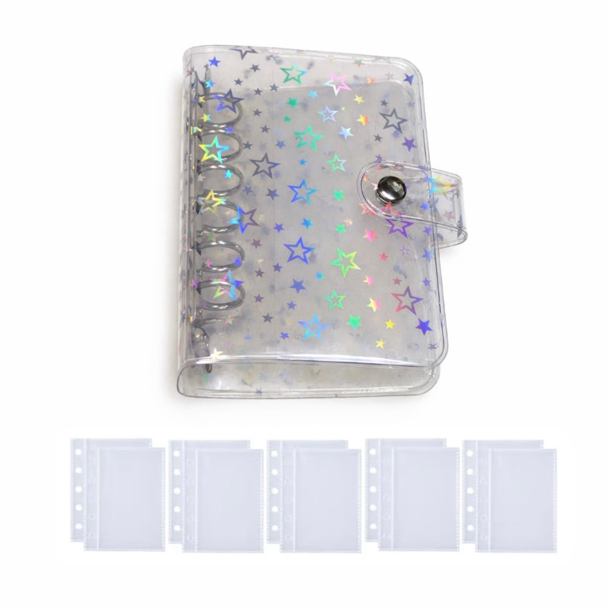 全4種‼️ ほし柄 キラキラシール帳 A6サイズ